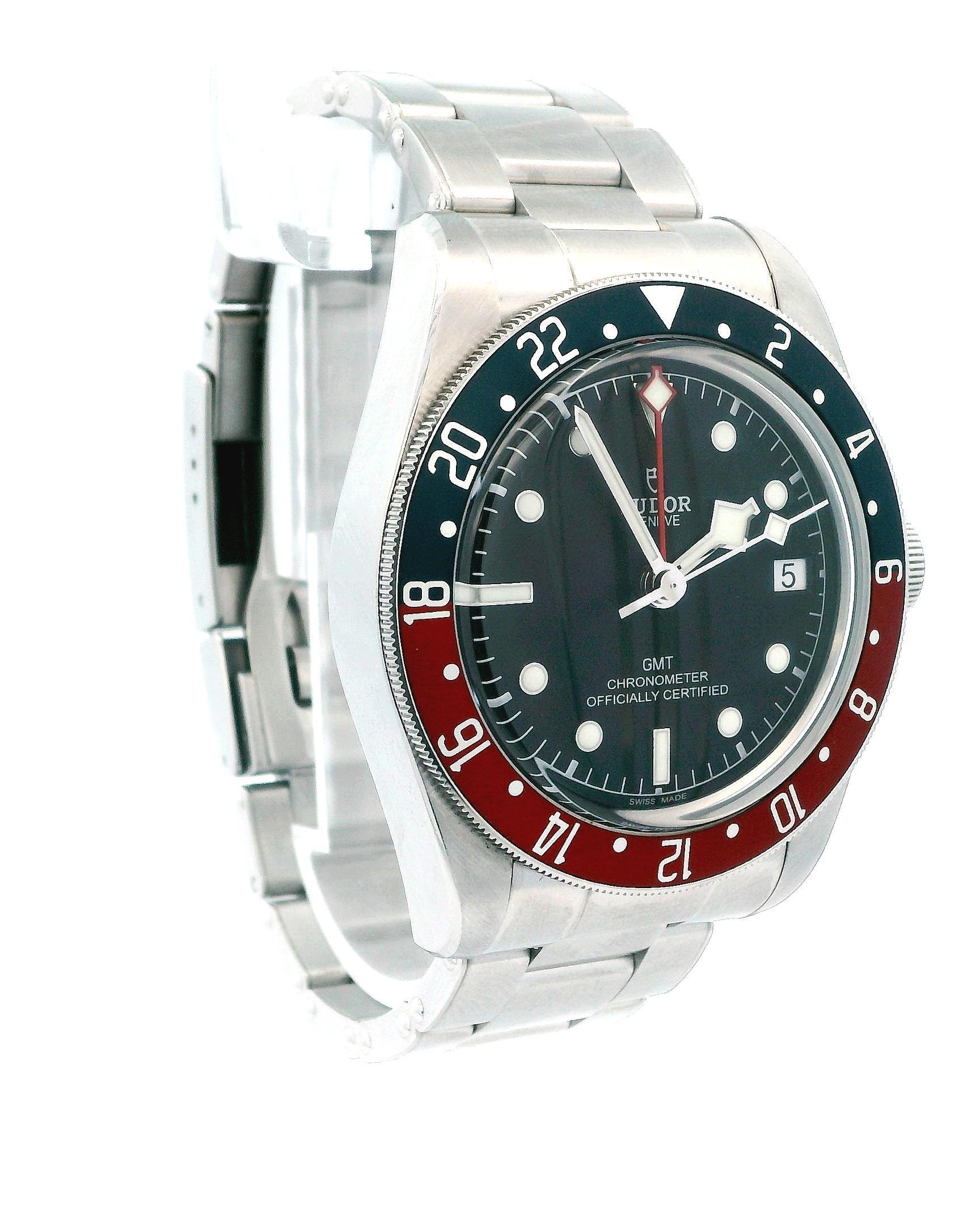 Reloj Tudor Black Bay 79830RB GMT Bisel Pepsi para caballero en Excelente estado para la venta en Great Neck Plaza, NY