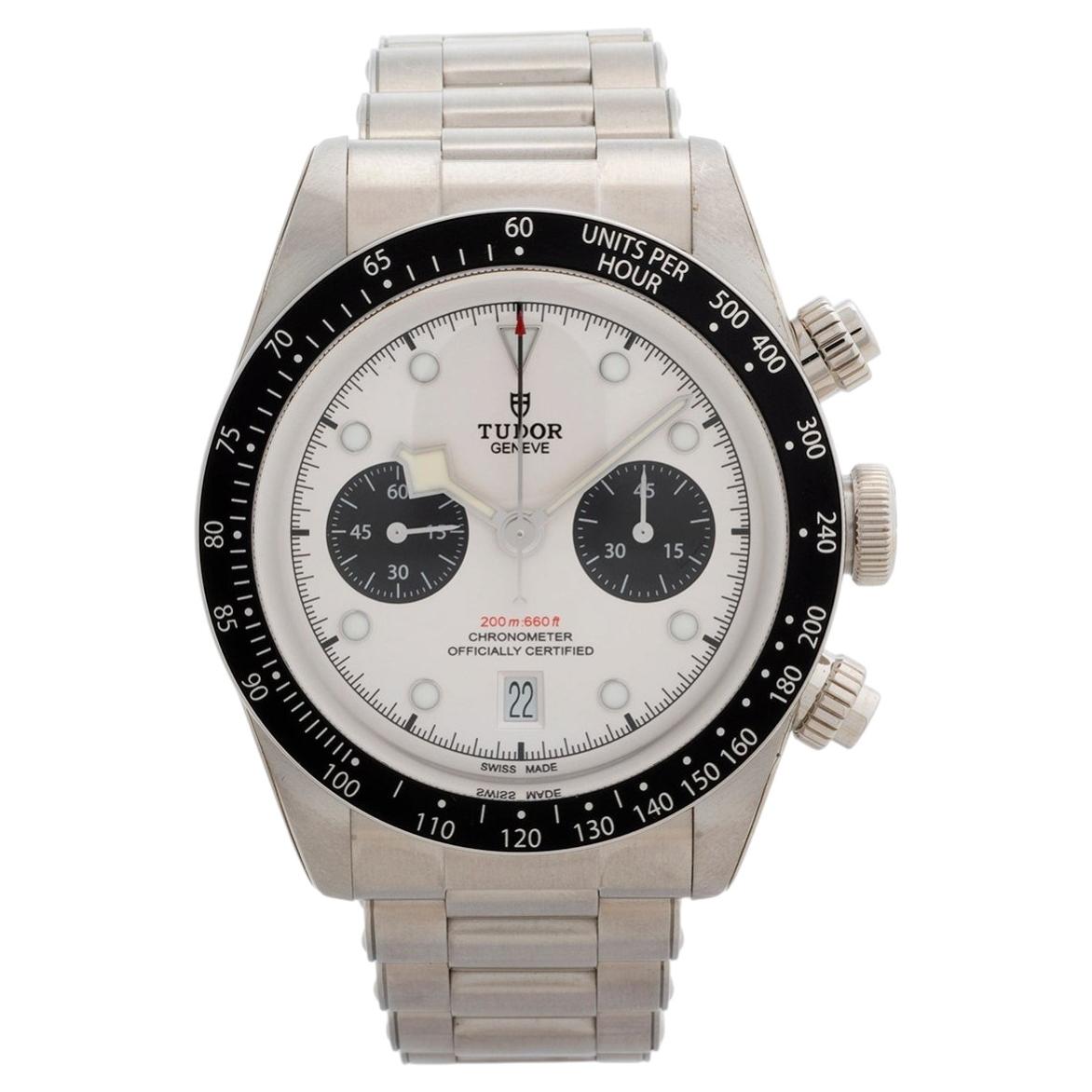 Tudor Black Bay Chronograph 79360. Panda Dial, 41mm Stainless Steel Case, 2021