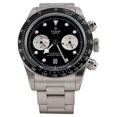 TUDOR Black Bay Chronograph 79360N 41mm Black Dial Stainless Steel Box Papers