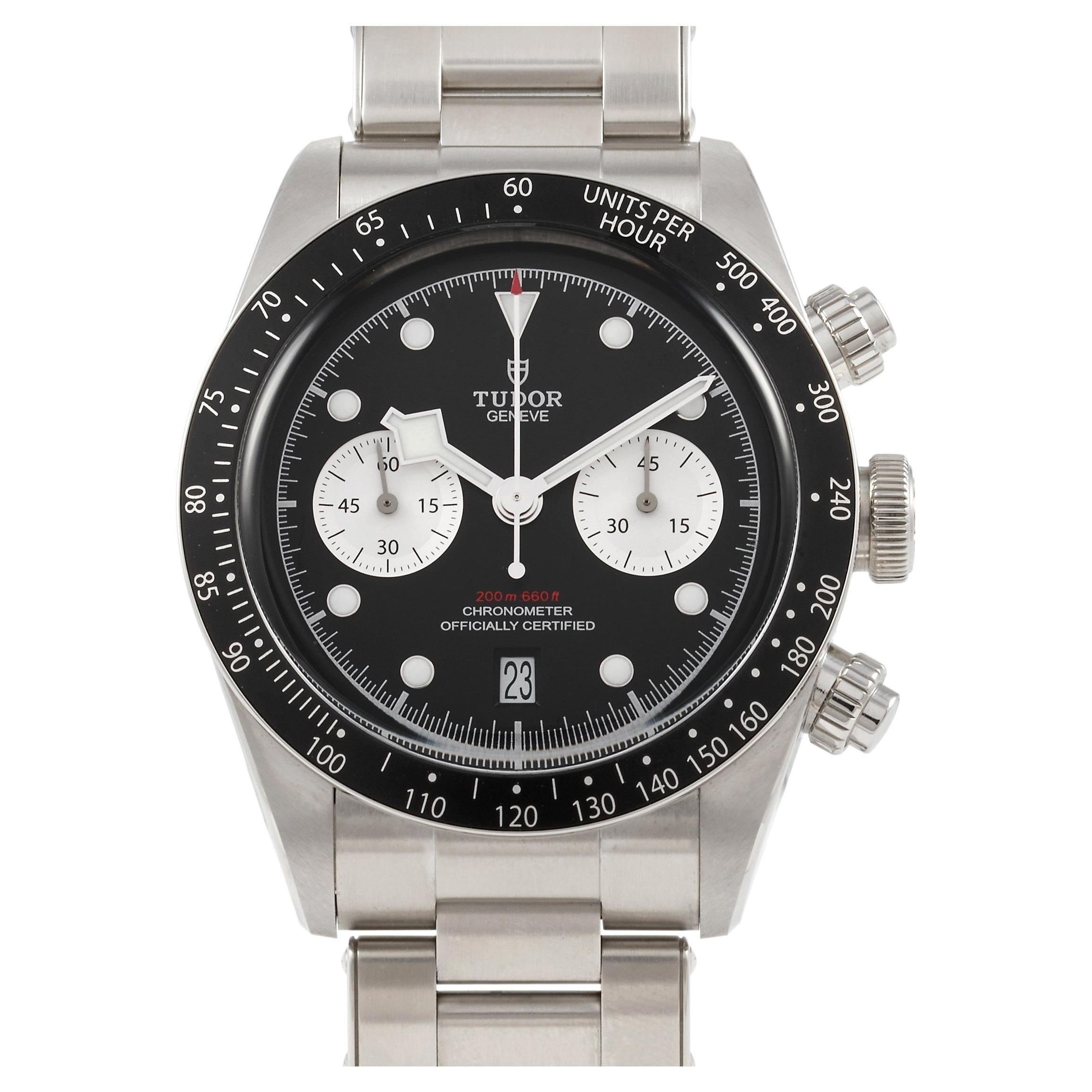 Tudor Black Bay Chronograph Black Dial Watch 79360N-001