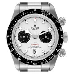 Tudor Black Bay Chronograph Panda Dial Steel Mens Watch 79360 Box Card