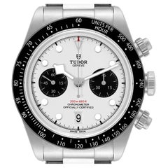 Tudor Black Bay Chronograph Panda Dial Steel Mens Watch 79360 Unworn