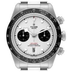 Tudor Black Bay Chronograph Panda Dial Steel Mens Watch 79360 Unworn