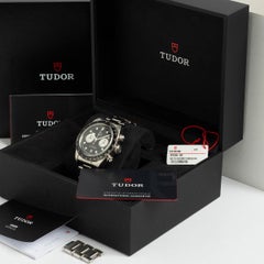 Tudor Black Bay Chronograph ref 79360N, Karton & Papiere, ausgezeichneter Zustand