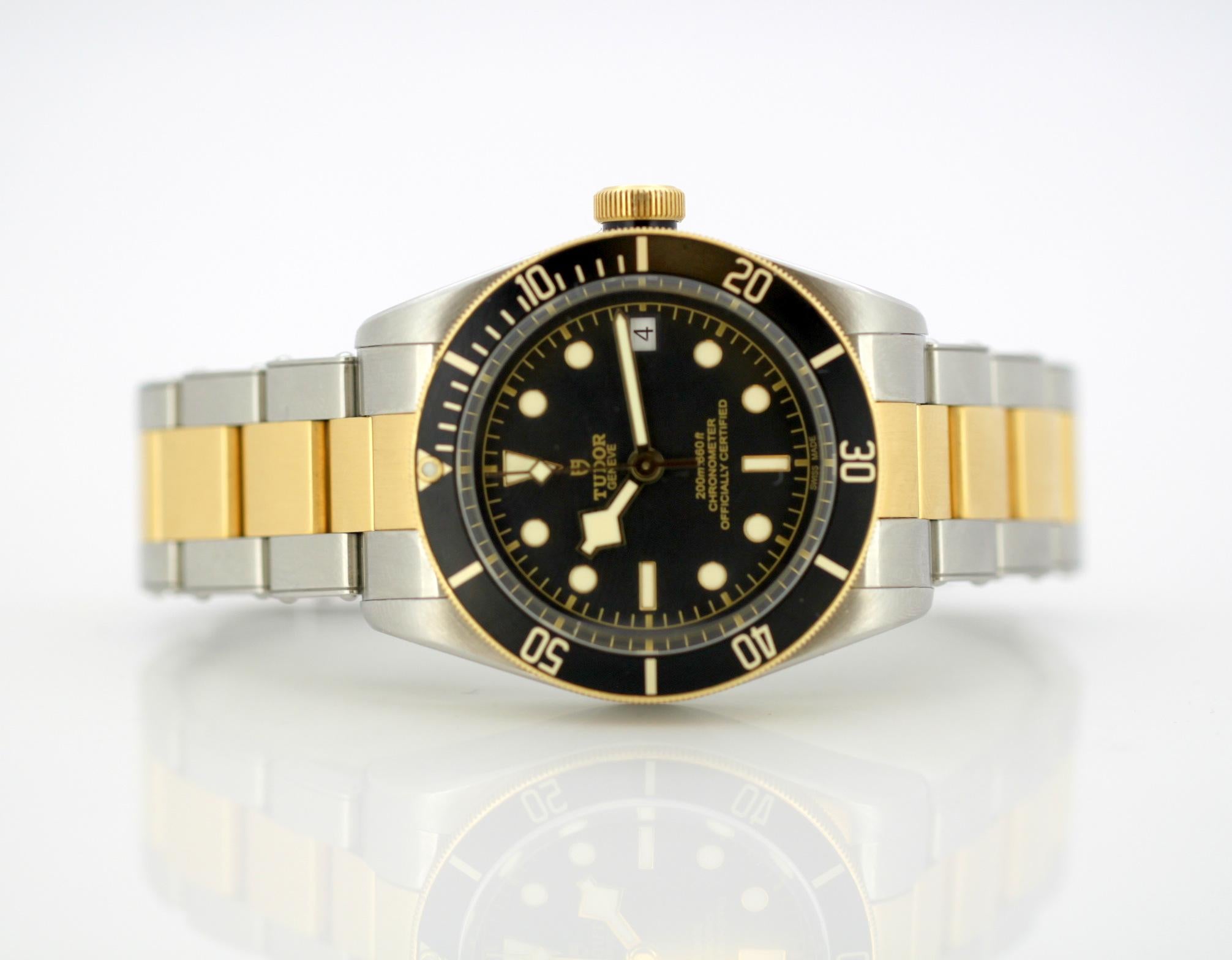 Men's Tudor, Black Bay Date Two-Tone, Full Set