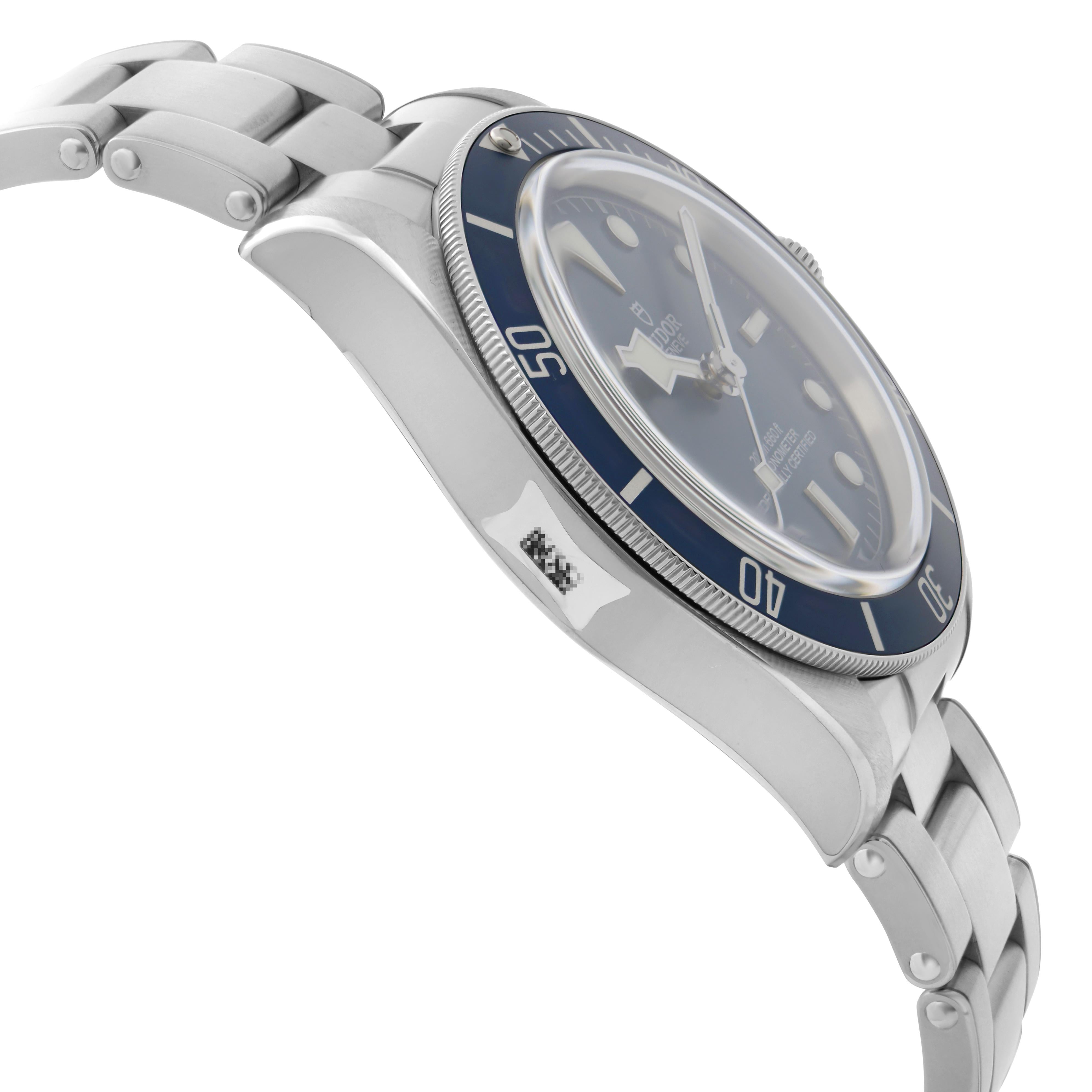 Men's Tudor Black Bay Fifty-Eigh S Steel Blue Dial Automatic Mens Watch M79030b-0001