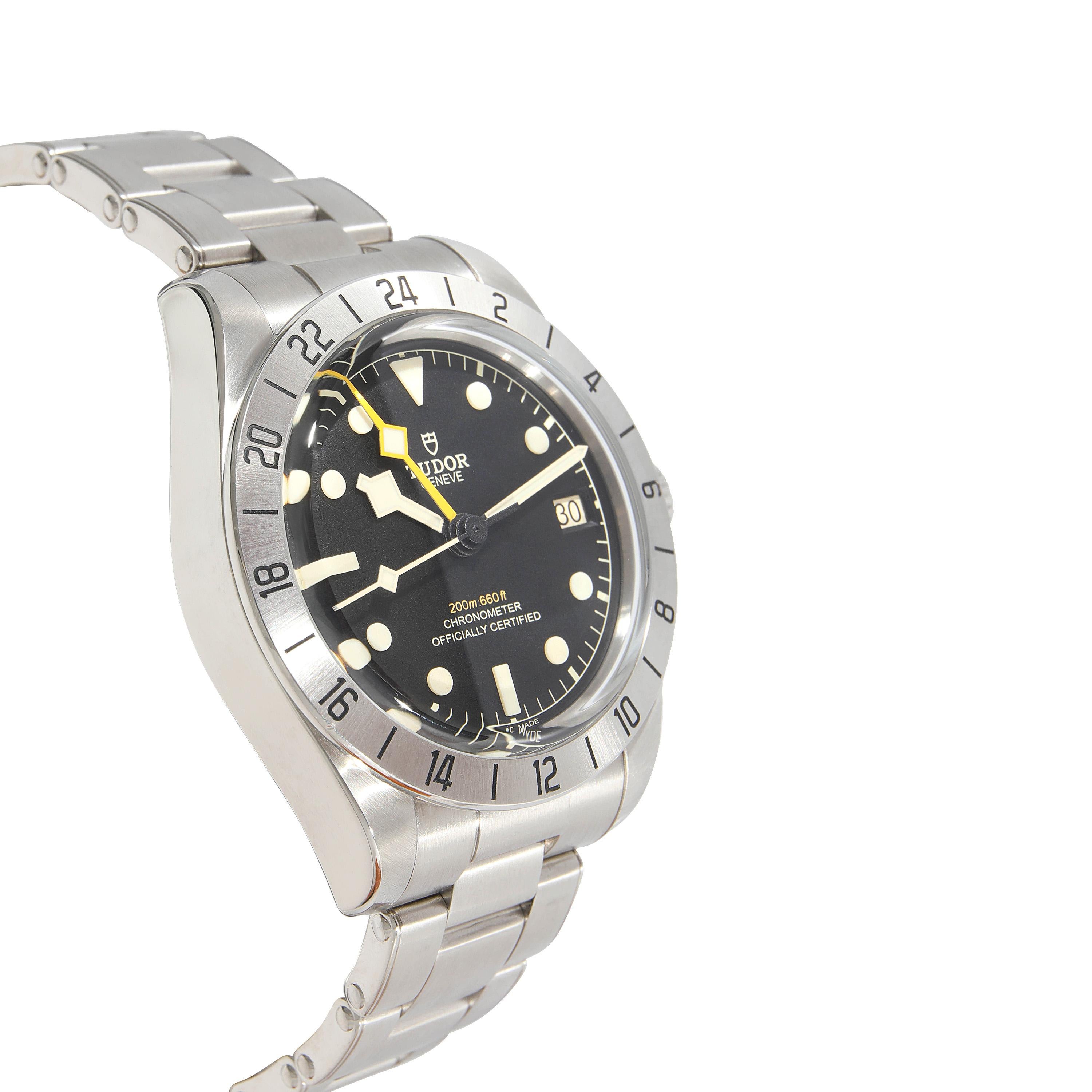 Tudor Black Bay GMT 79470 Herrenuhr in  Rostfreier Stahl 2