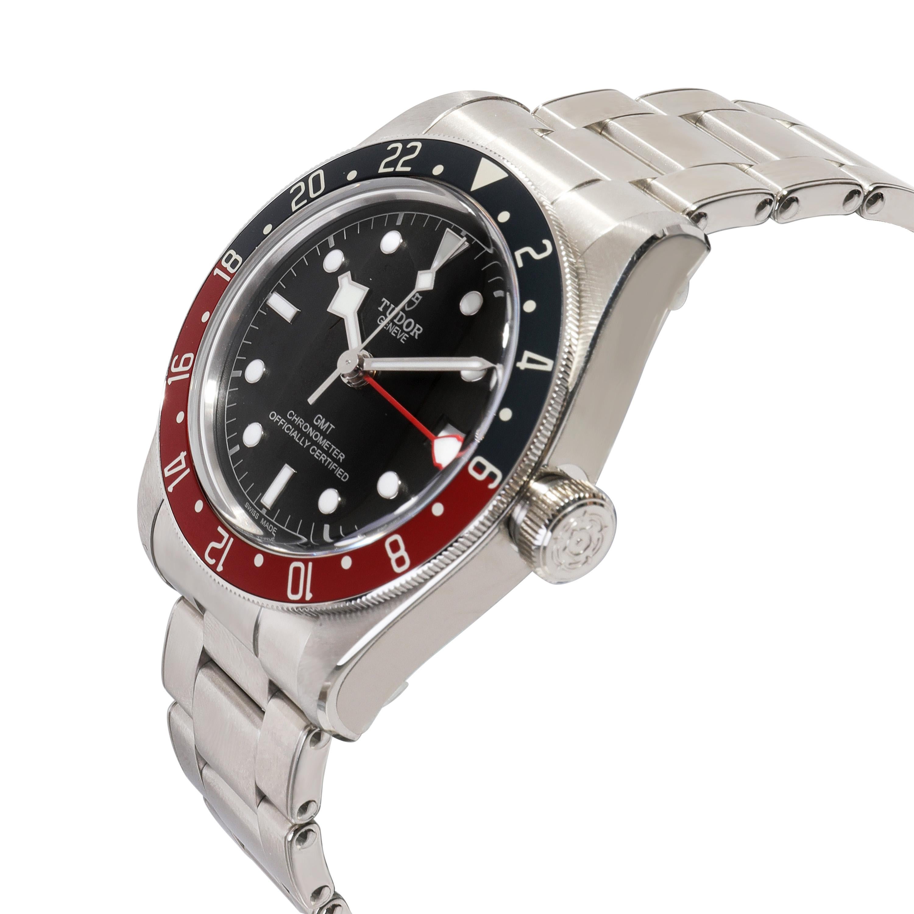 Tudor Black Bay GMT 79830RB Men's Watch in Stainless Steel In Excellent Condition In New York, NY