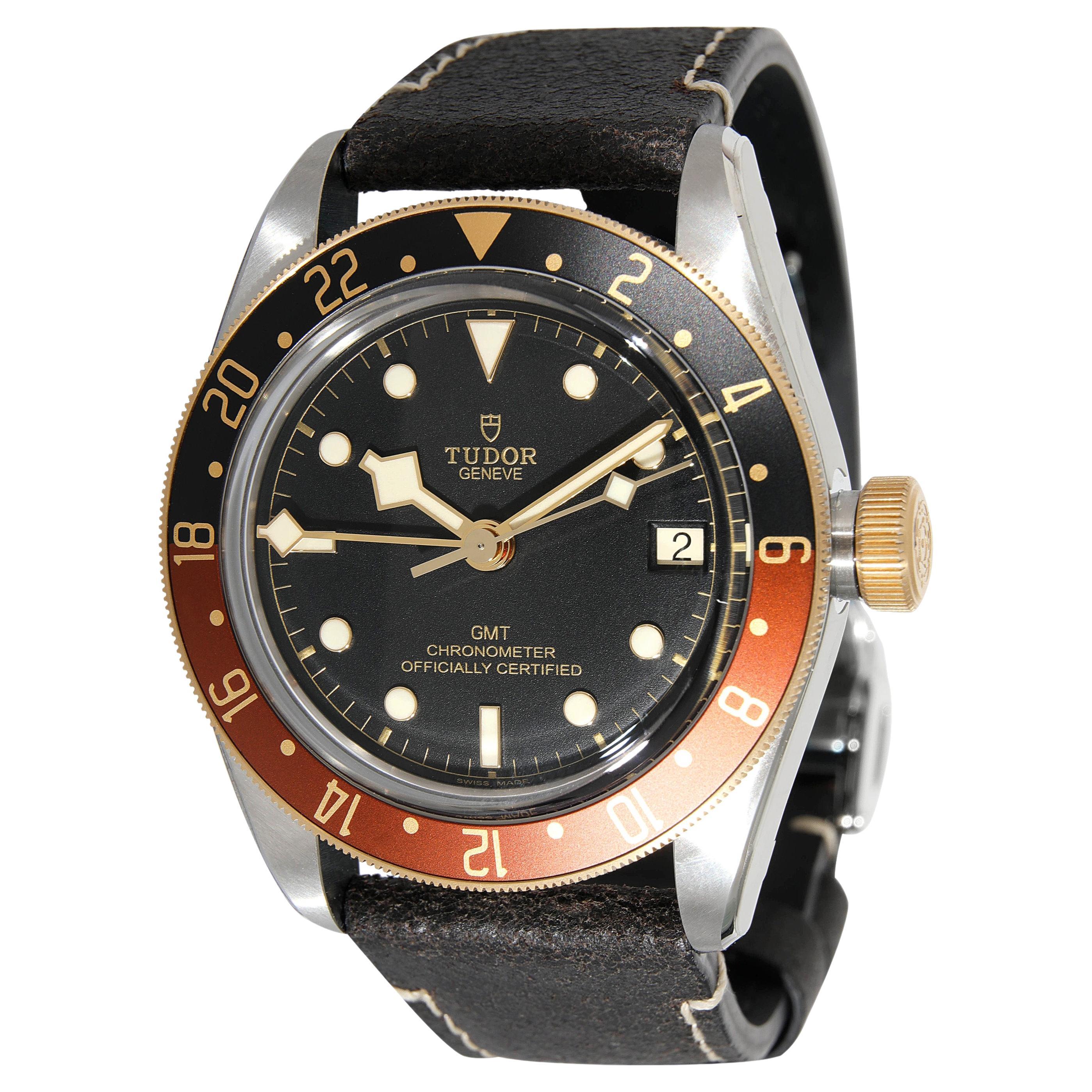 Tudor Black Bay GMT 79833MN Men's Watch in 18kt Stainless Steel/Yellow Gold For Sale