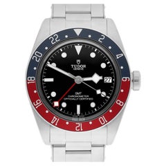 Reloj Tudor Black Bay GMT Pepsi de acero inoxidable para hombre 79830RB Completo sin usar