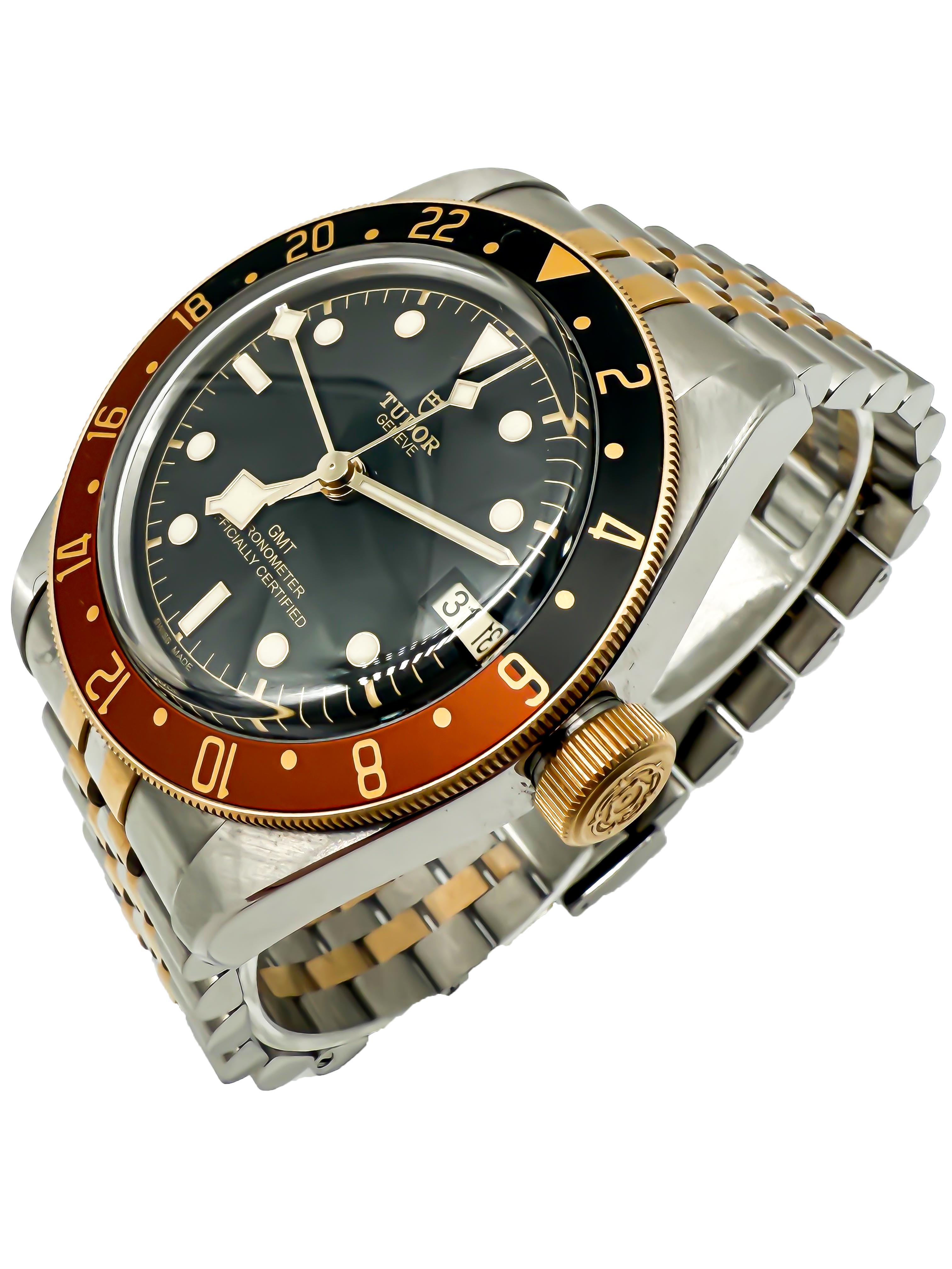 Tudor Black Bay GMT Ref. 79833MN – Gold/Steel  Automatic  GMT Function  Full 1