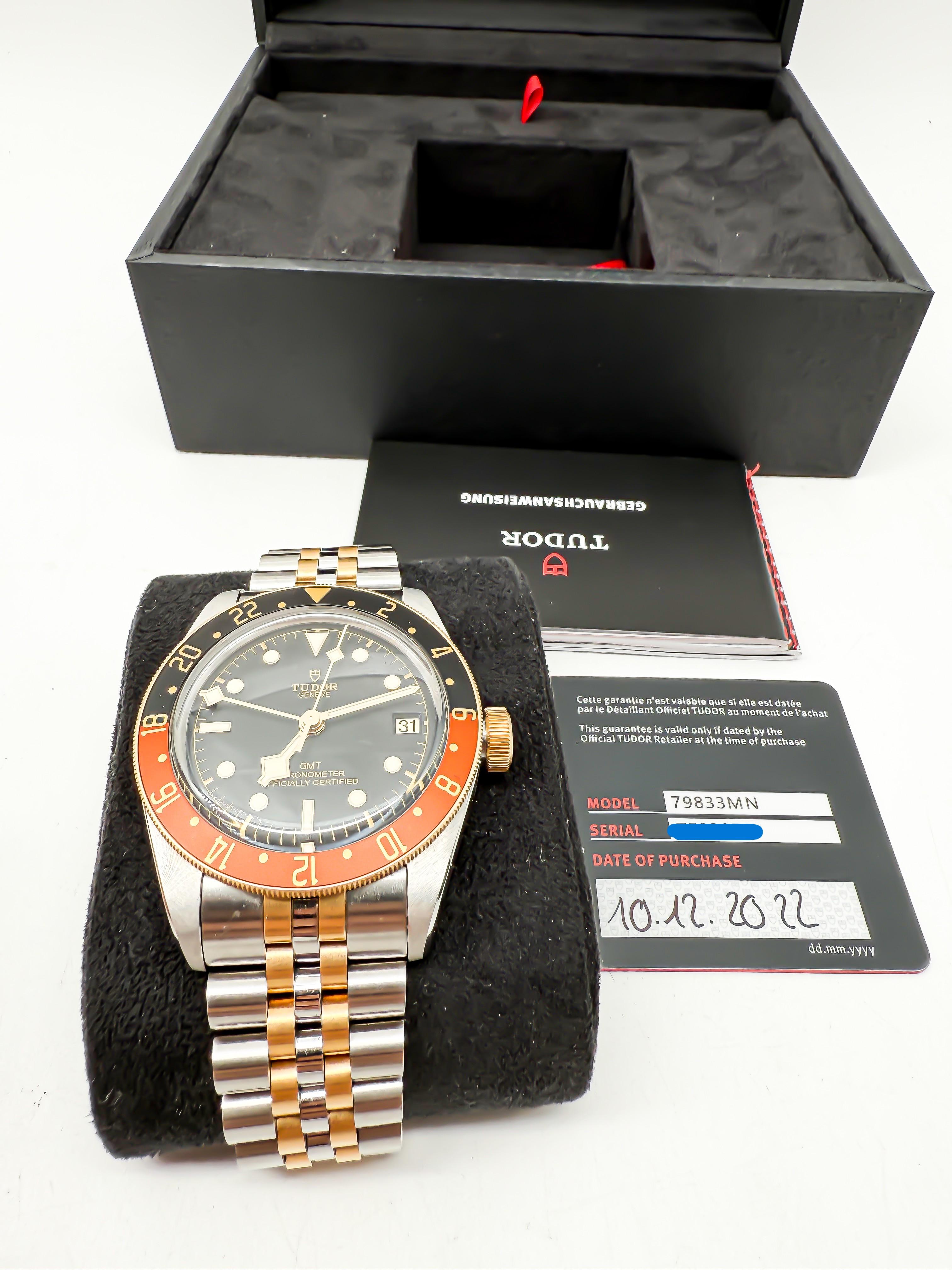 Tudor Black Bay GMT Ref. 79833MN – Gold/Steel  Automatic  GMT Function  Full 4
