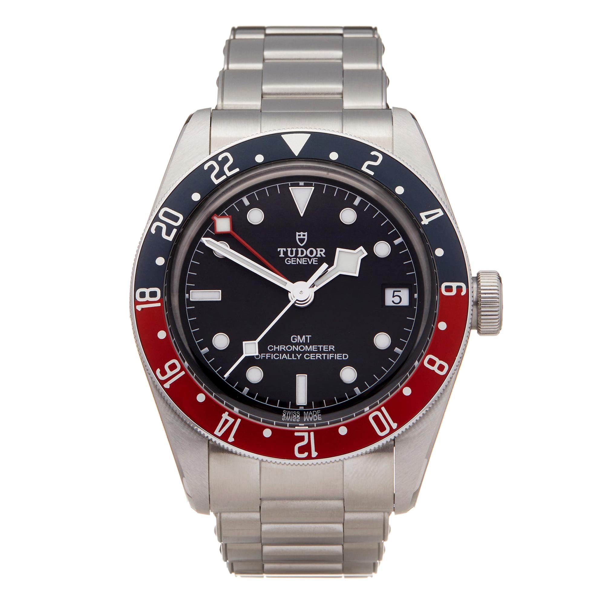 Tudor Black Bay GMT Stainless Steel 79830RB Wristwatch