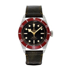 Tudor Black Bay Heritage Stainless Steel Red Diver Watch 79220R