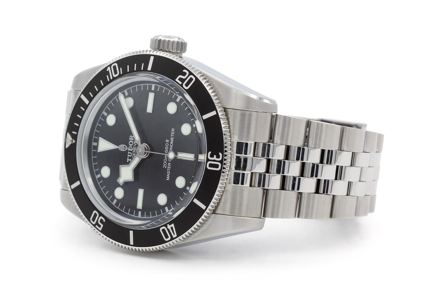 Contemporary Tudor Black Bay Jubilee 41mm Stainless Steel Automatic Mens Watch 7941A1A0NU