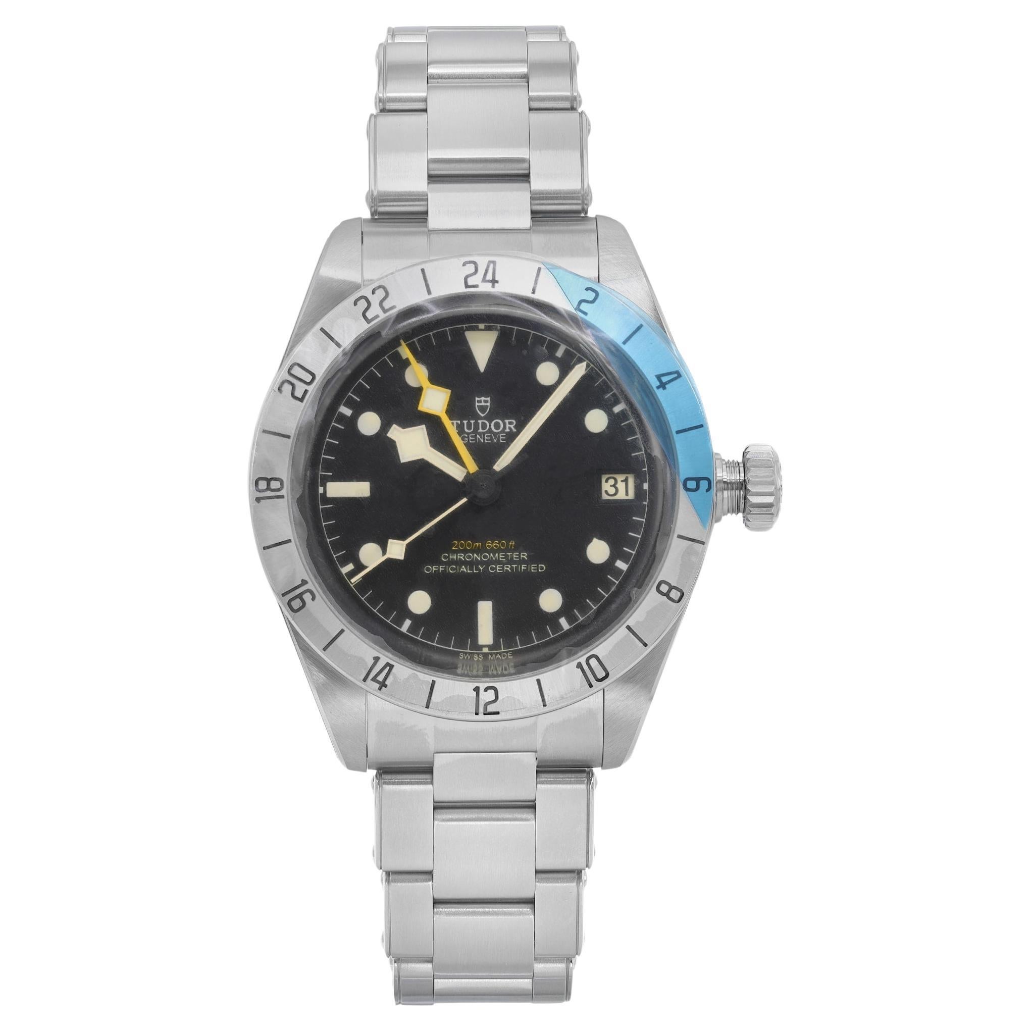 Tudor Black Bay Pro Steel Black Dial Automatic Mens Watch M79470-0001 For Sale