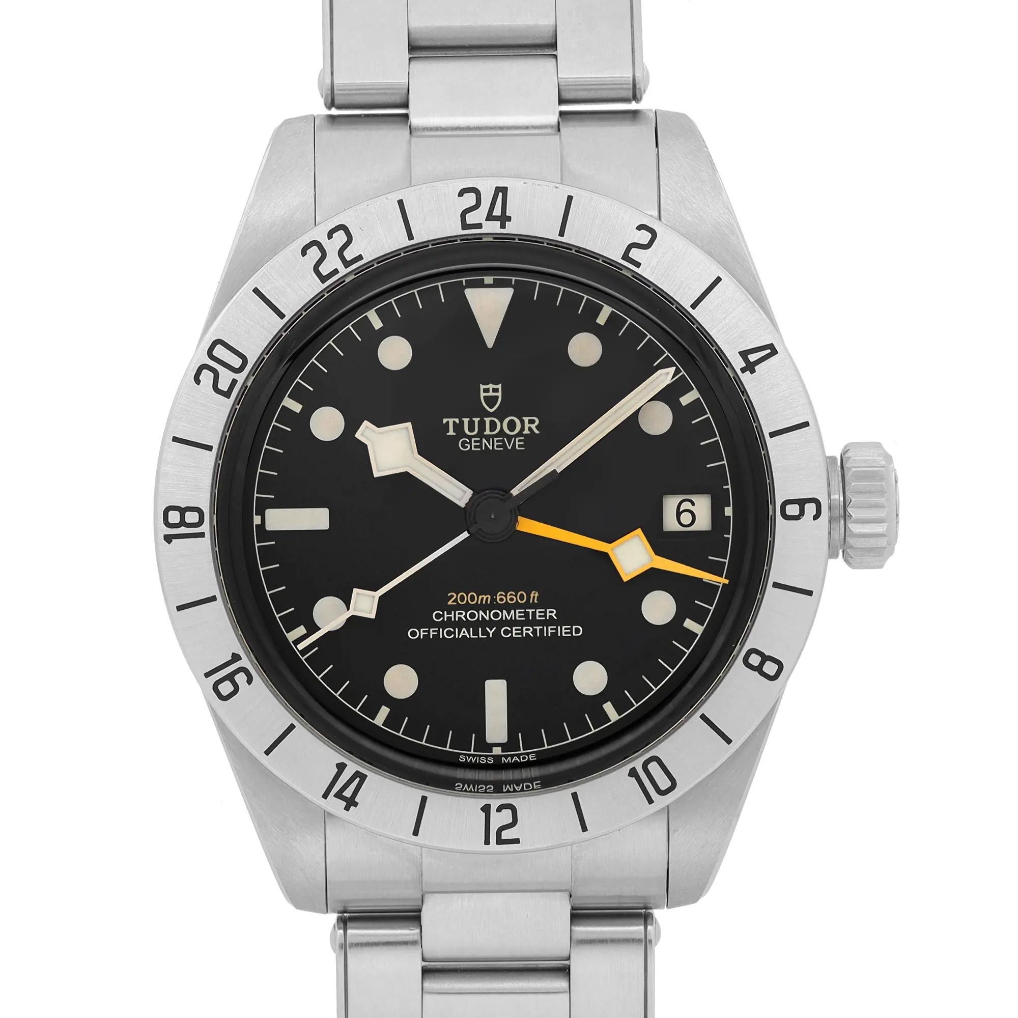 Unworn. This watch comes with original box and papers. Covered by 3-year Chronostore Warranty.

Brand TUDOR
Type Wristwatch
Department Men
Model Number M79470-0001
Country/Region of Manufacture Switzerland
Style Luxury
Model Tudor Black Bay
Vintage