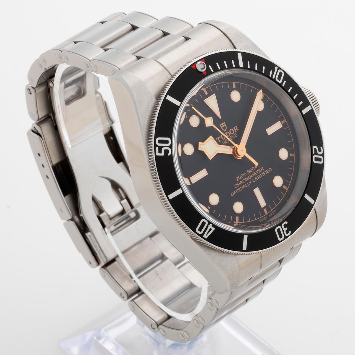 Tudor Black Bay Ref 79230N Wristwatch, 41mm Case, Full Set, Year 2021. In Excellent Condition In Canterbury, GB