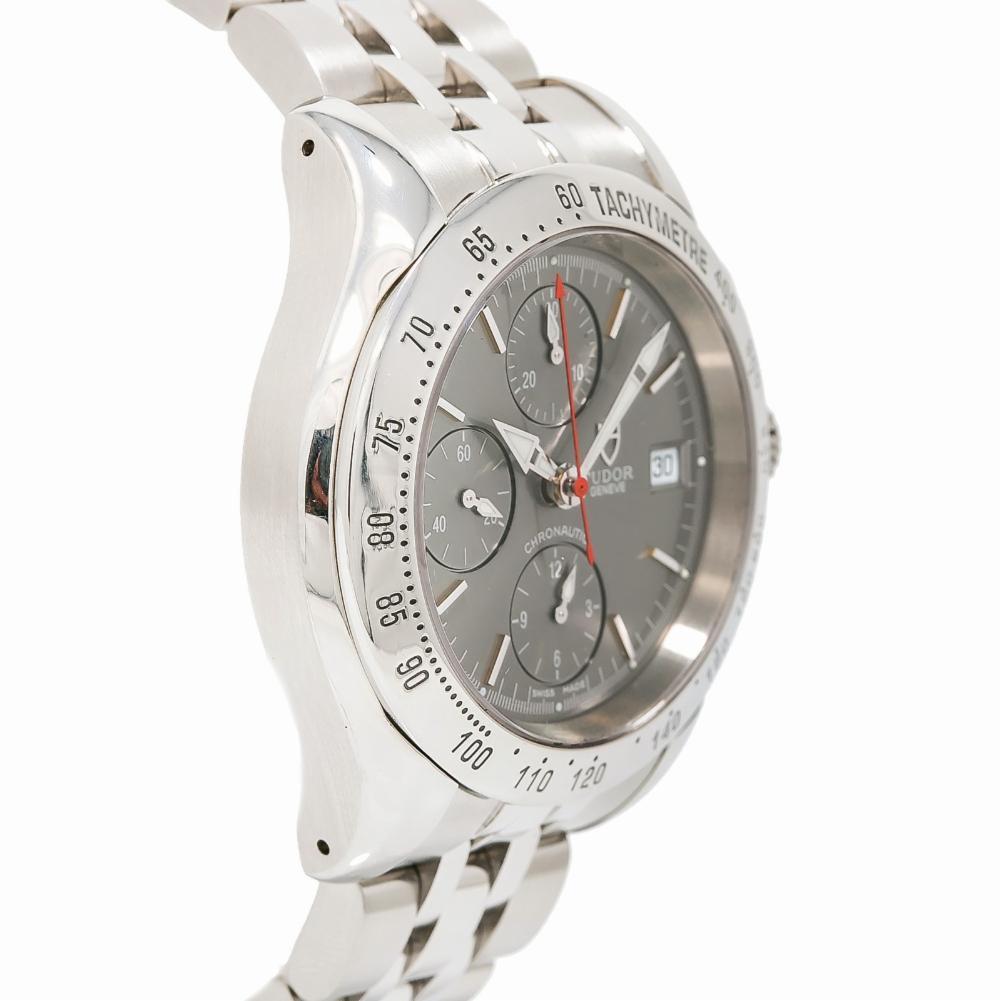 Tudor Chronoautic 79380, Grey Dial, Certified and Warranty For Sale 1