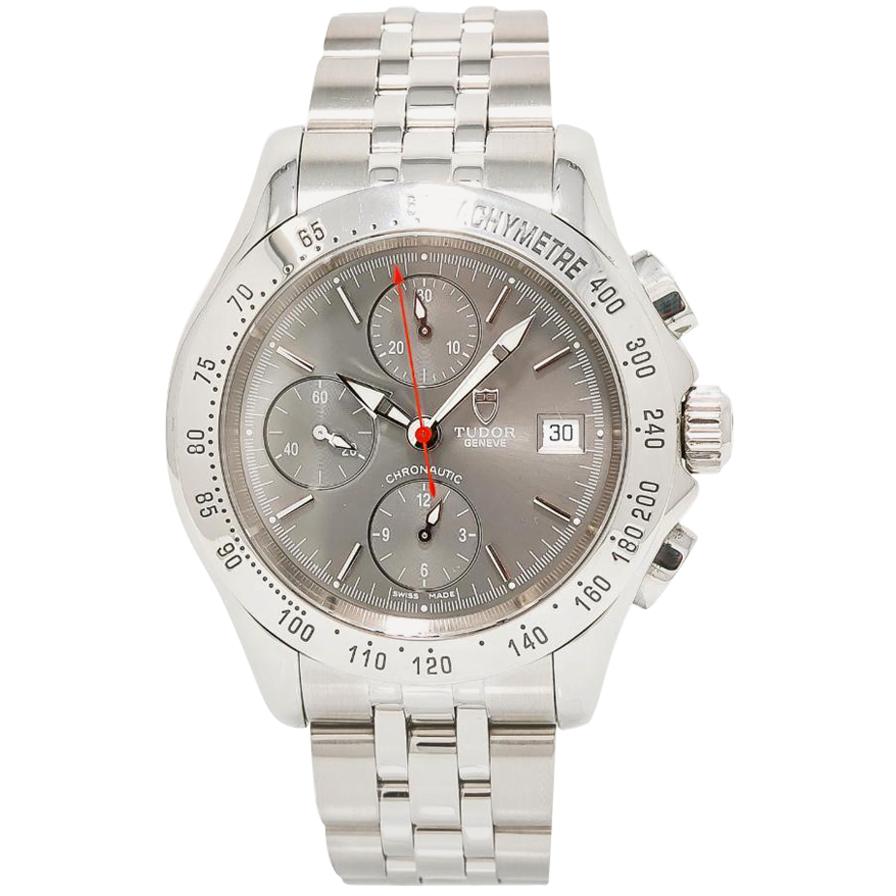 Tudor Chronoautic 79380, Grey Dial, Certified and Warranty For Sale