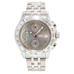 Tudor Chronoautic 79380p Men’s Automatic Watch Gray Dial Chronograph SS