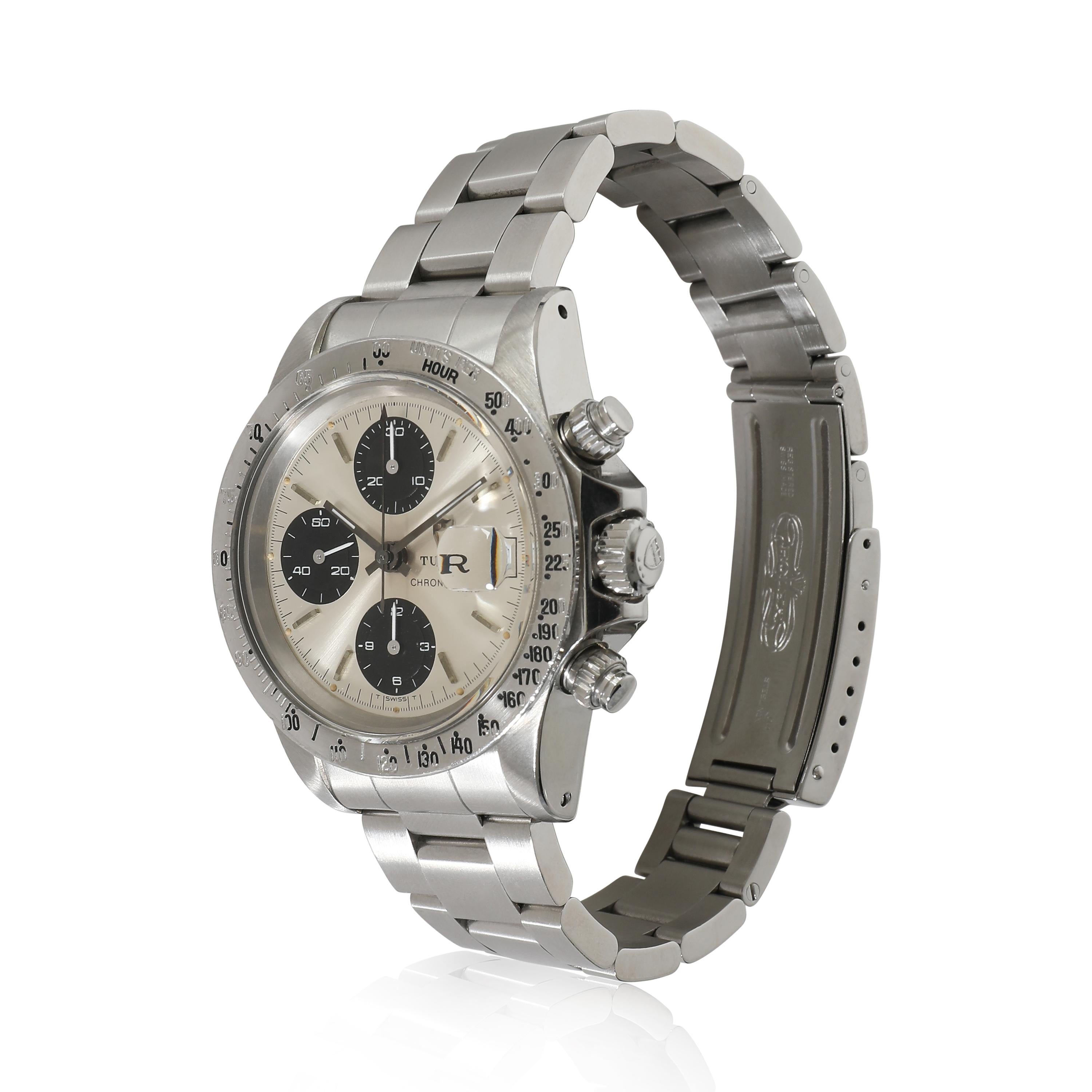 Tudor Chronotime „Big Block Exotic“ 9430/0 Herrenuhr in  Rostfreier Stahl 3