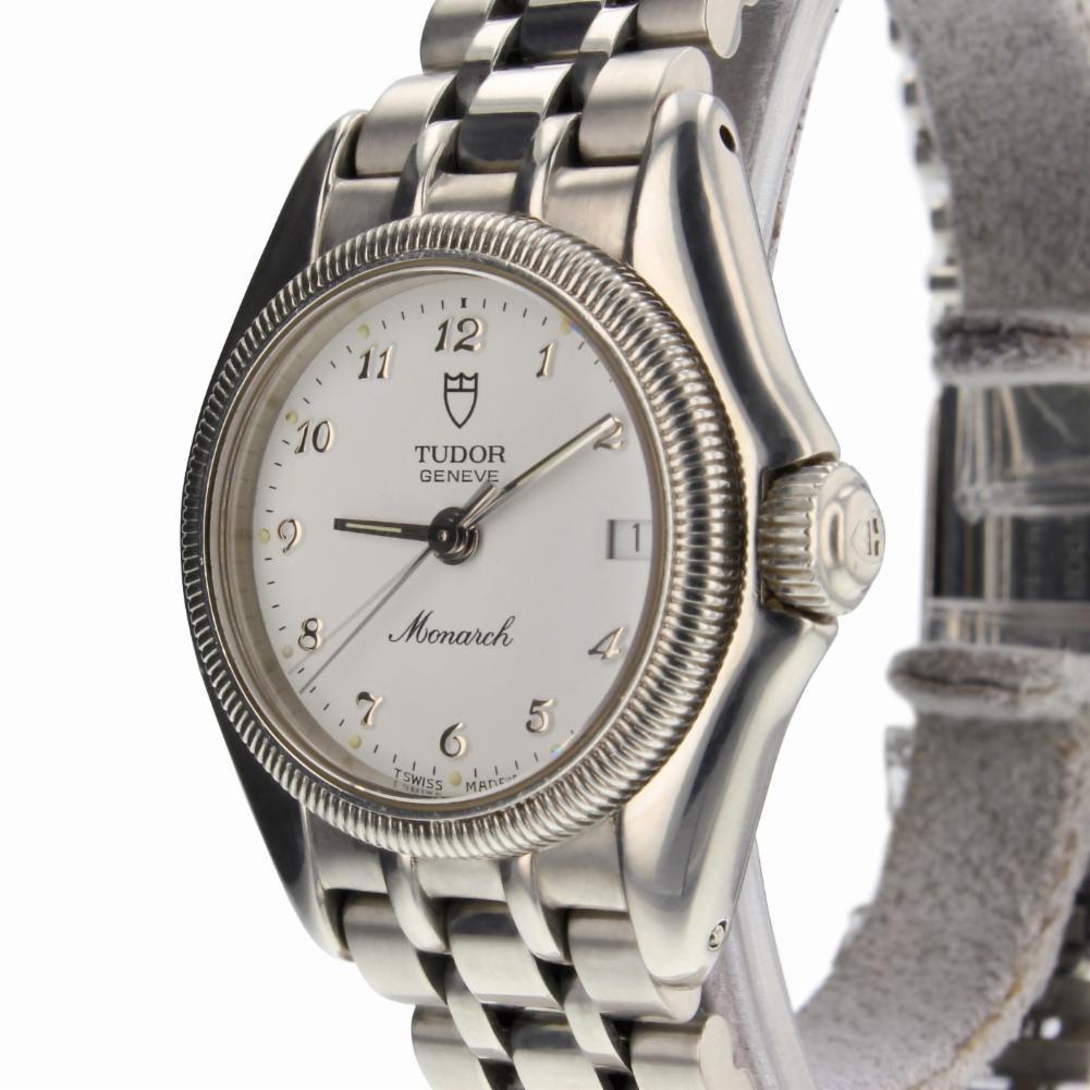 Tudor Classic 15830, White Dial, Certified and Warranty In Excellent Condition In Miami, FL