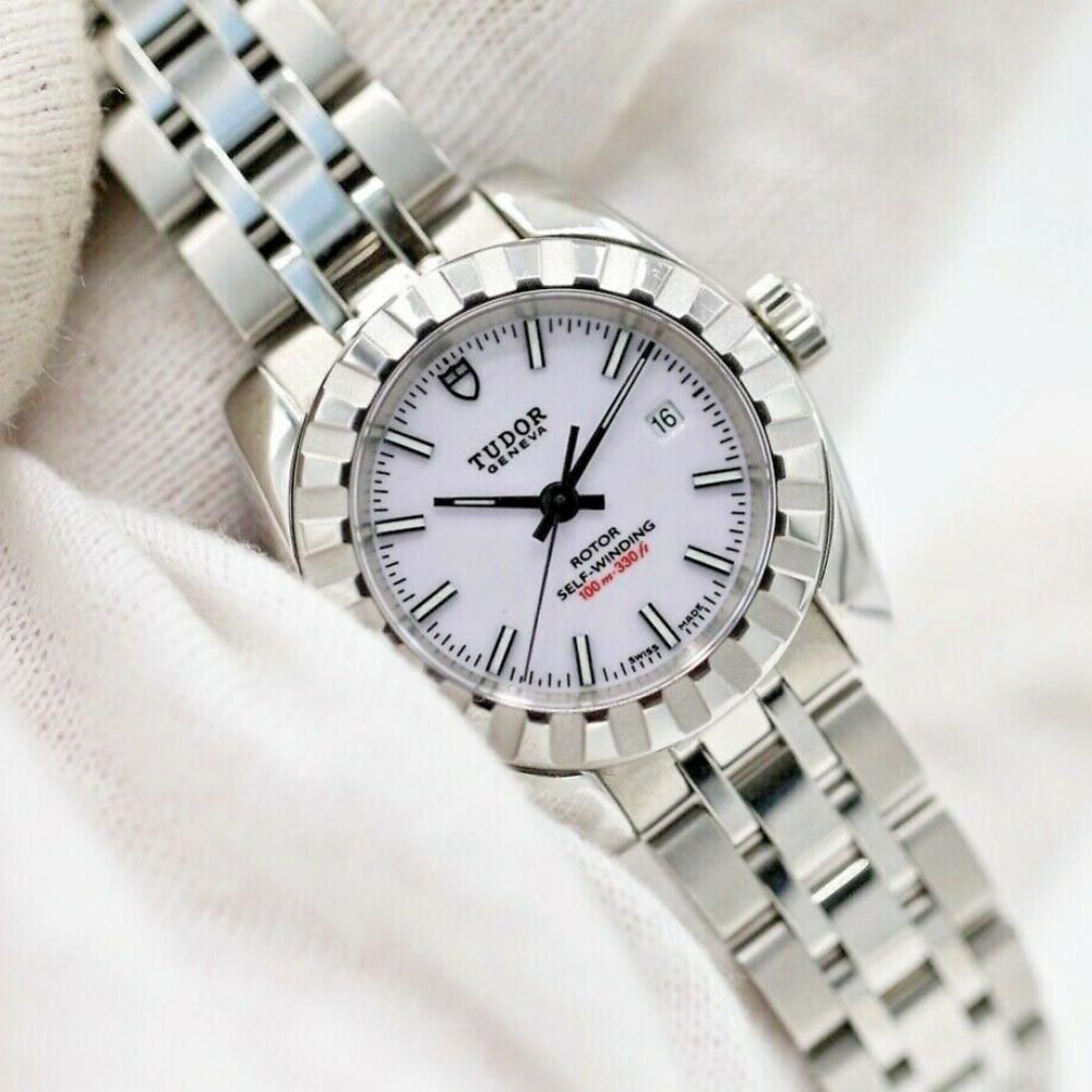 Contemporary Tudor Classic 22010, White Dial, Certified and Warranty
