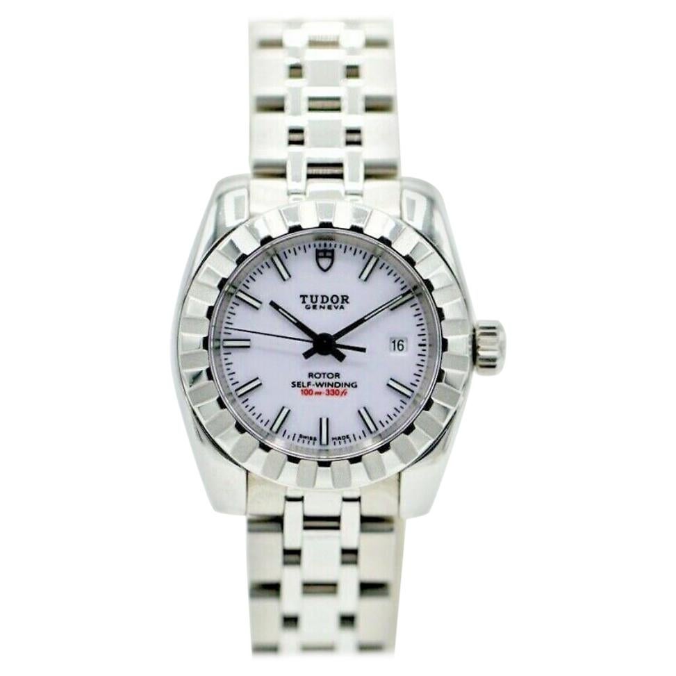 Tudor Classic 22010, White Dial, Certified and Warranty