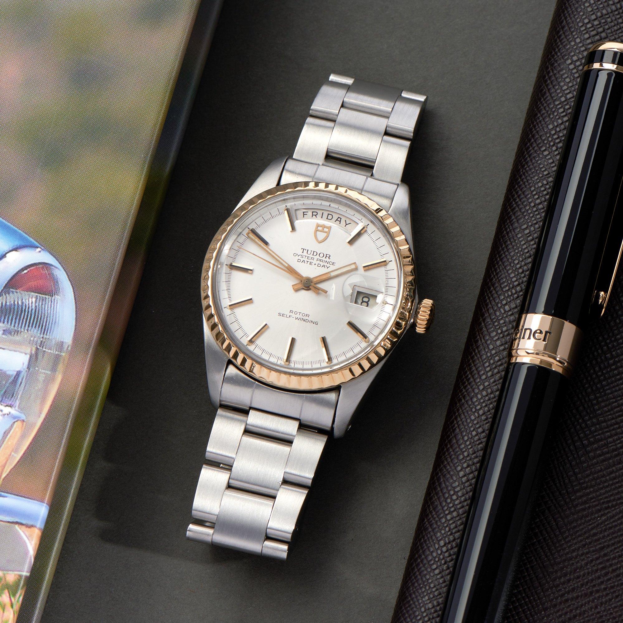 Tudor Date Day 0 7017/0 Men Yellow Gold & Stainless Steel Jumbo' Watch 3