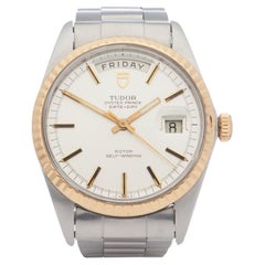 Tudor Date Day 0 7017/0 Men Yellow Gold & Stainless Steel Jumbo' Watch