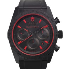 Tudor Fastrider Black Shield Ceramica Quadrante Nero Orologio Automatico Uomo 42000CR