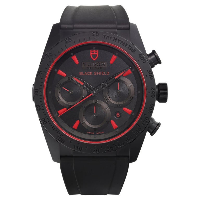 Tudor Fastrider Black Shield Ceramic Black Dial Automatic Men Watch ...