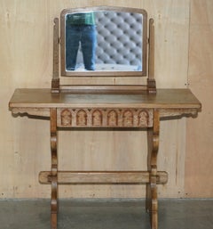 TUDOR FURNITURE ARTS & CRAFTS LiMED OAK COTSWOLD DRESSING TABLE PART OF SUITE