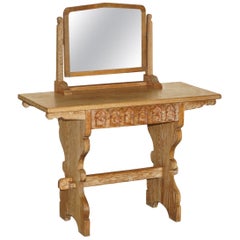 TUDOR FURNITURE ARTS & CRAFTS LiMED OAK COTSWOLD DRESSING TABLE PART OF SUITE