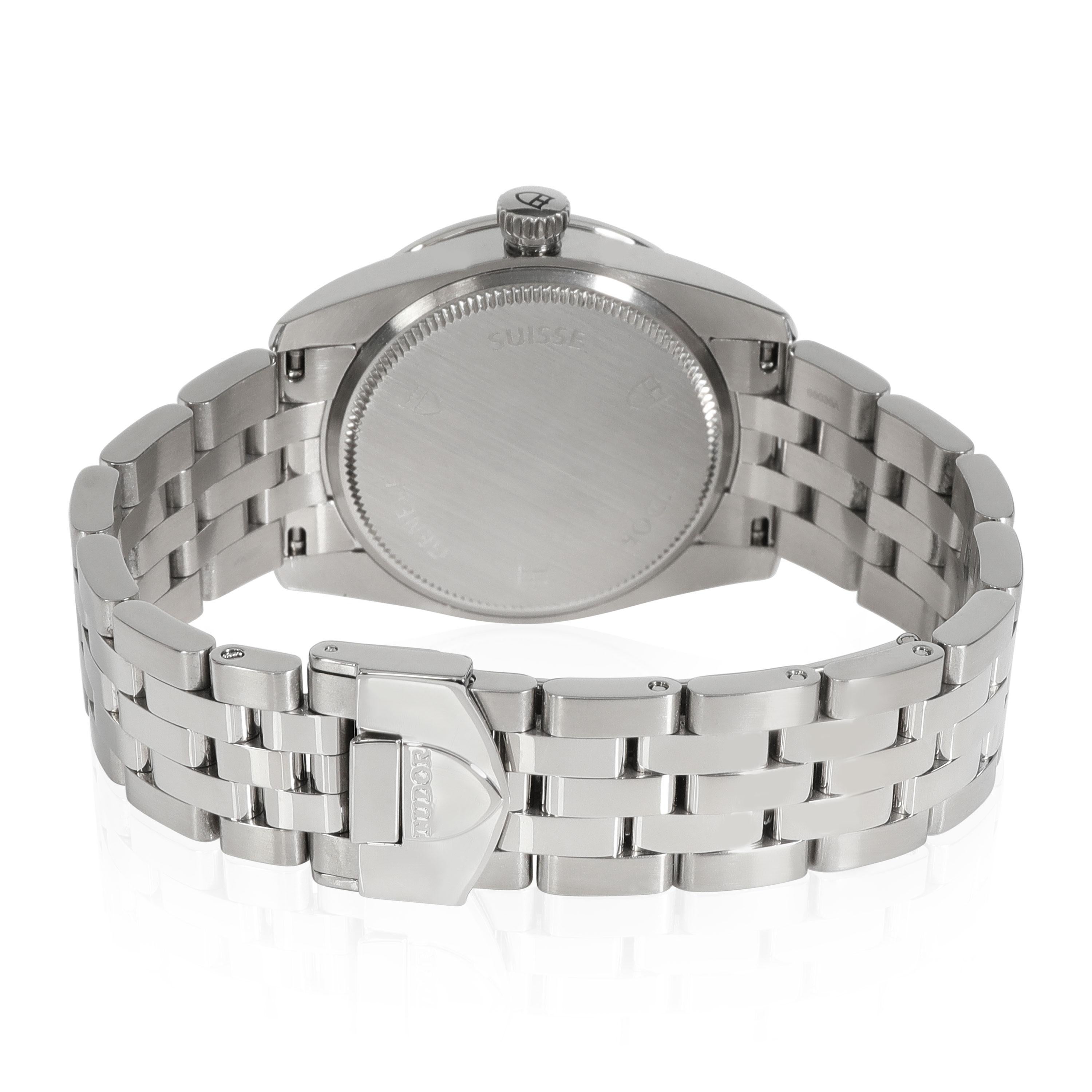 Tudor Glamour 53000 Women's Watch in  Stainless Steel

SKU: 113854

PRIMARY DETAILS
Brand: Tudor
Model: Glamour
Country of Origin: Switzerland
Movement Type: Mechanical: Automatic/Kinetic
Year of Manufacture: 2010-2019
Condition: Retail price 2600