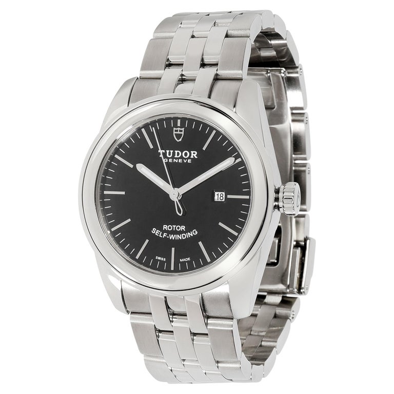 Tudor Tudor Glamour 53000 Damenuhr aus Edelstahl im Angebot bei 1stDibs