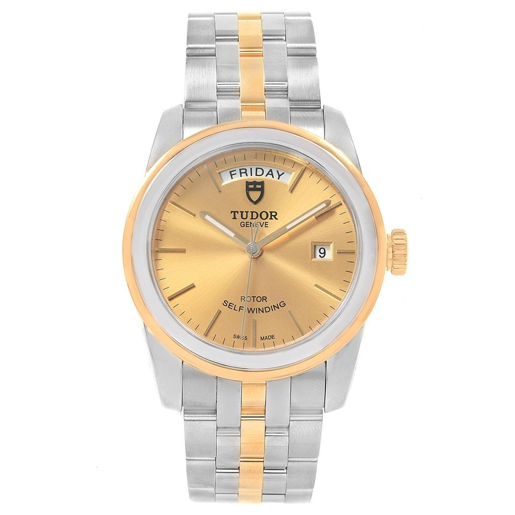 Tudor Glamour Day Date Steel Yellow Gold Men’s Watch 56003 2