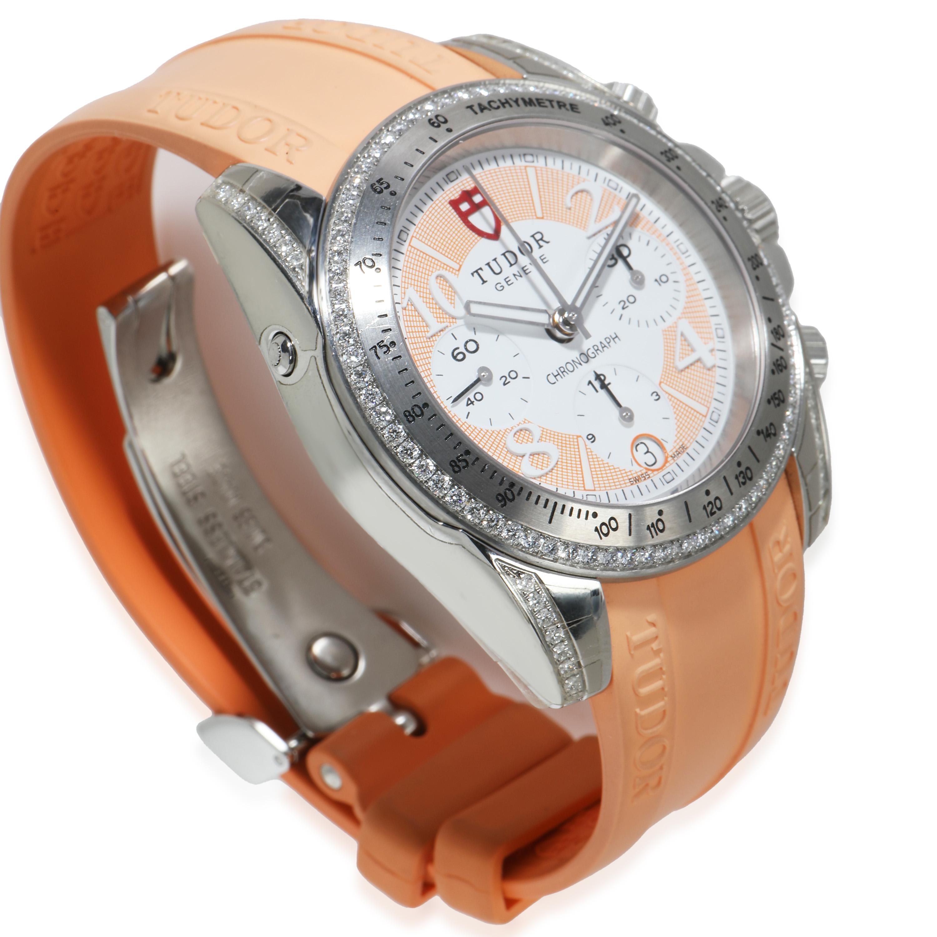  Tudor Gran Tour Chrono 20310 Montre unisexe  Acier inoxydable 0,5 ct. pt. Unisexe 
