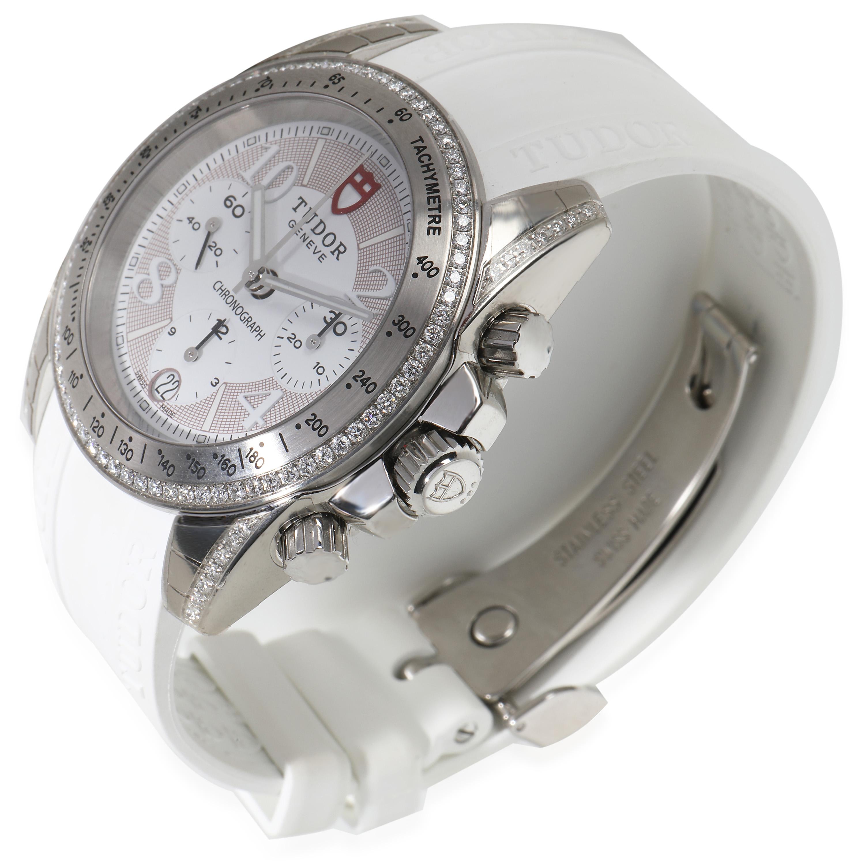 Tudor Grantour Chrono 20310 Orologio Unisex in  Acciaio inossidabile 0,5 CTW In condizioni ottime in vendita a New York, NY