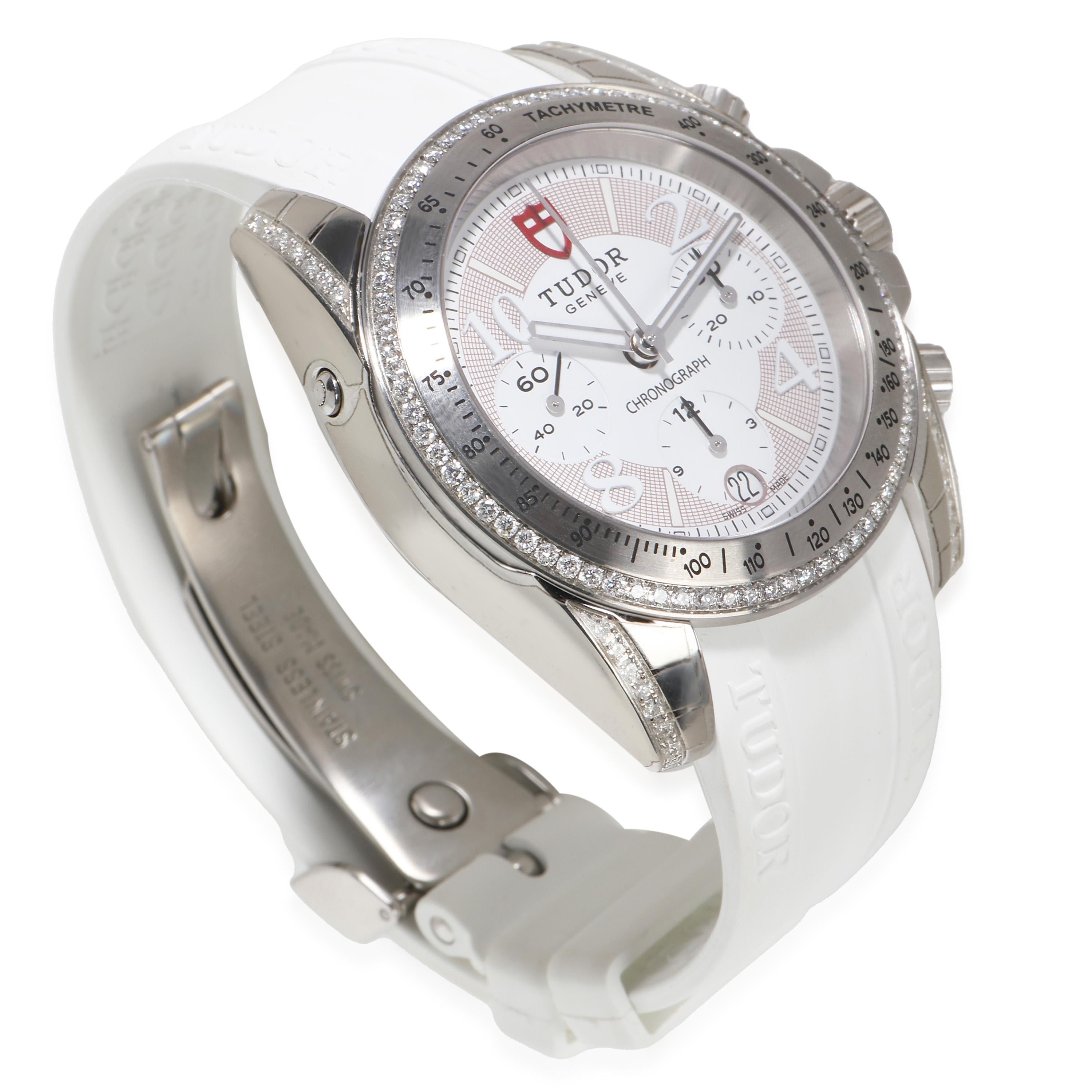Tudor Grantour Chrono 20310 Montre unisexe  Acier inoxydable 0,5 ct. pt. Unisexe en vente