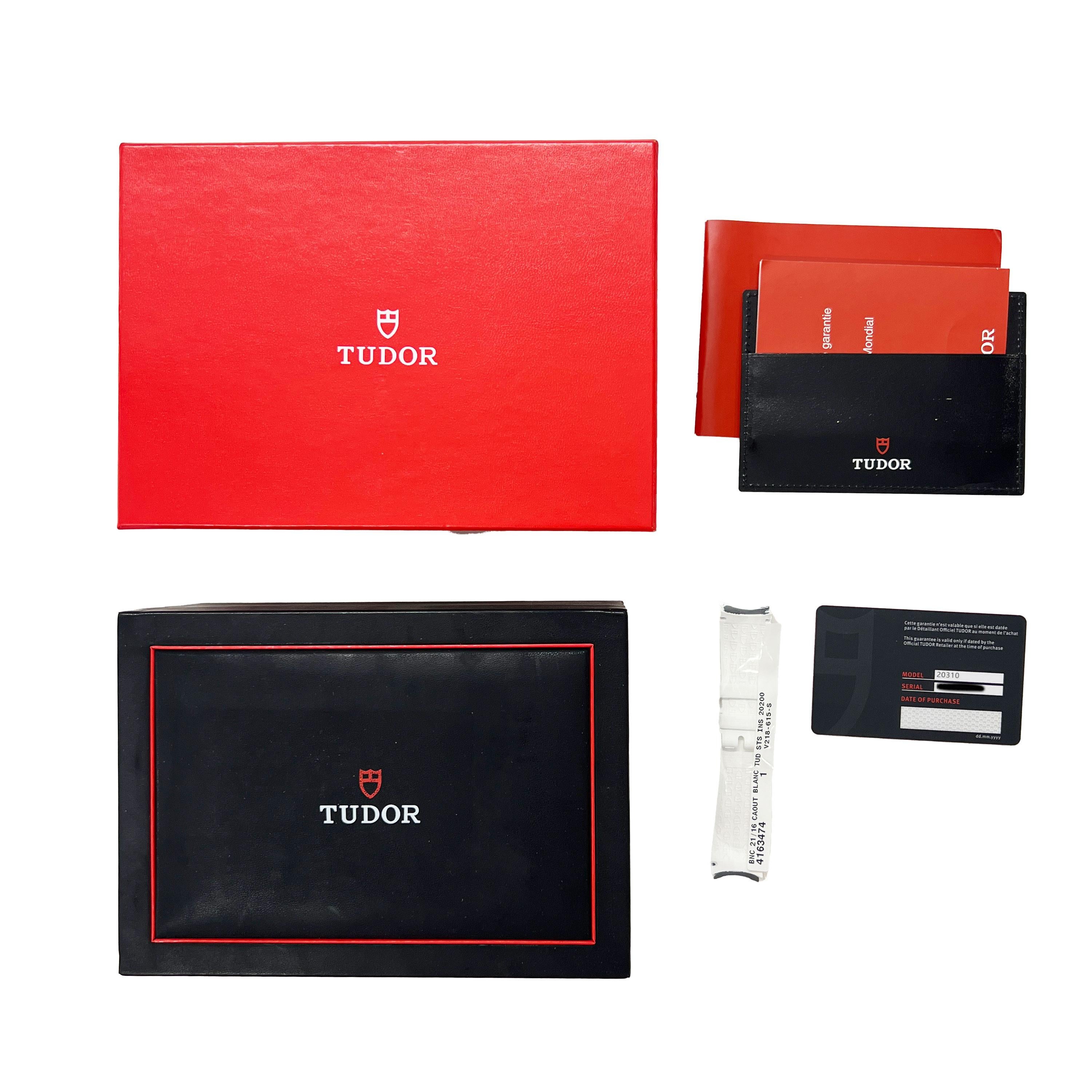 Tudor Grantour Chrono 20310 Unisex-Uhr in  Rostfreier Stahl 0.5 CTW im Angebot 2