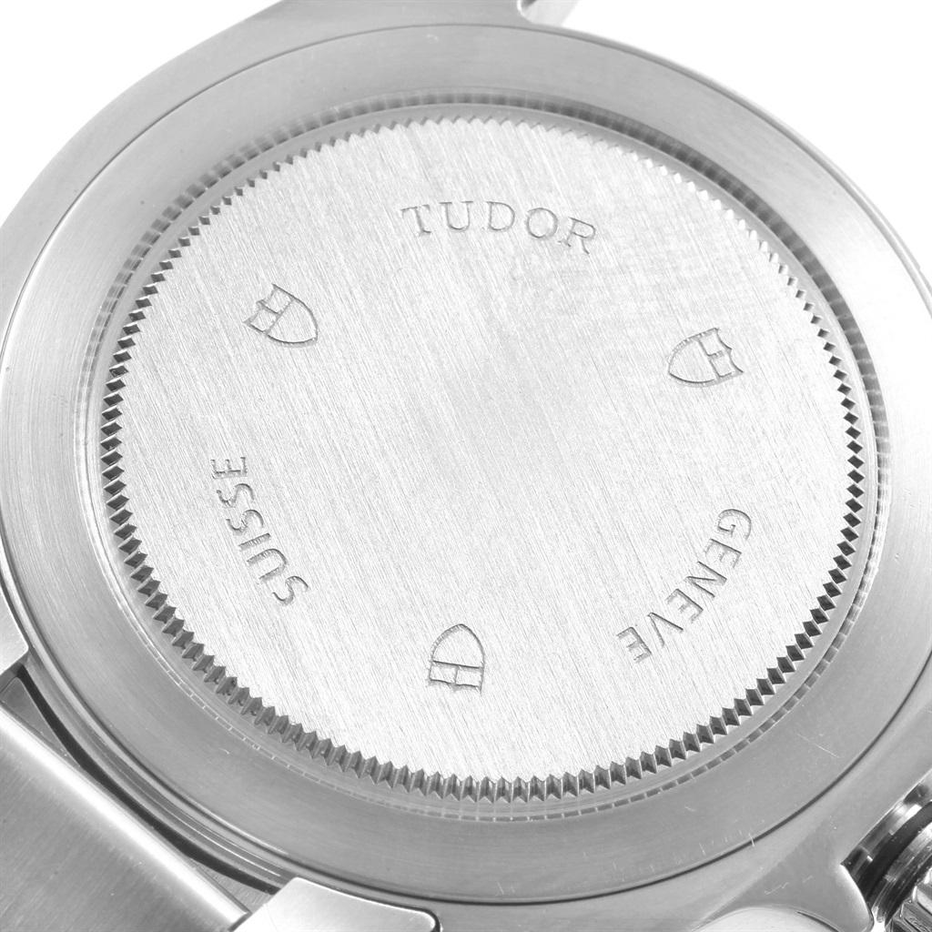 Tudor Grantour Silver Dial Steel Men's Watch 20500N Box Card 2