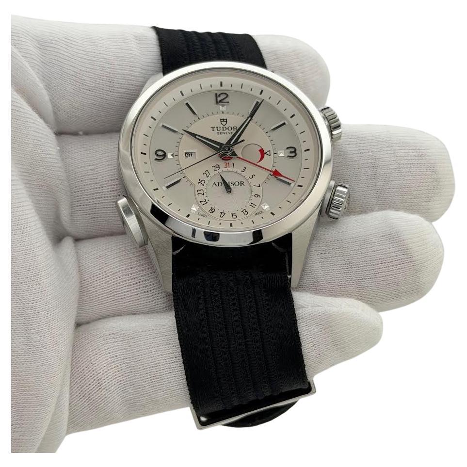 Tudor Heritage Advisor 79620T 42mm Silver Dial Stainless Steel Box Paper