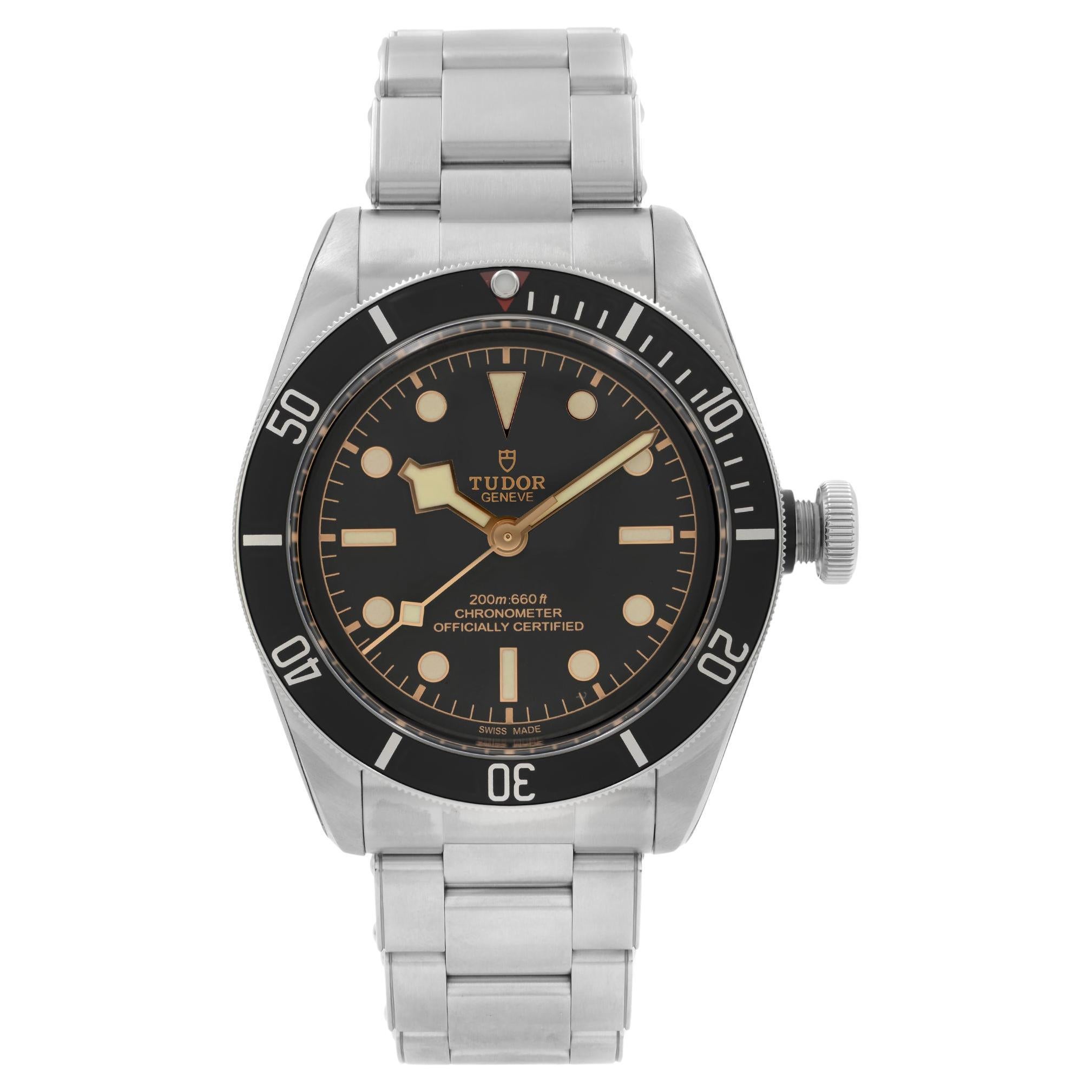 Tudor Heritage Black Bay Steel Black Dial Automatic Men's Watch 79230N