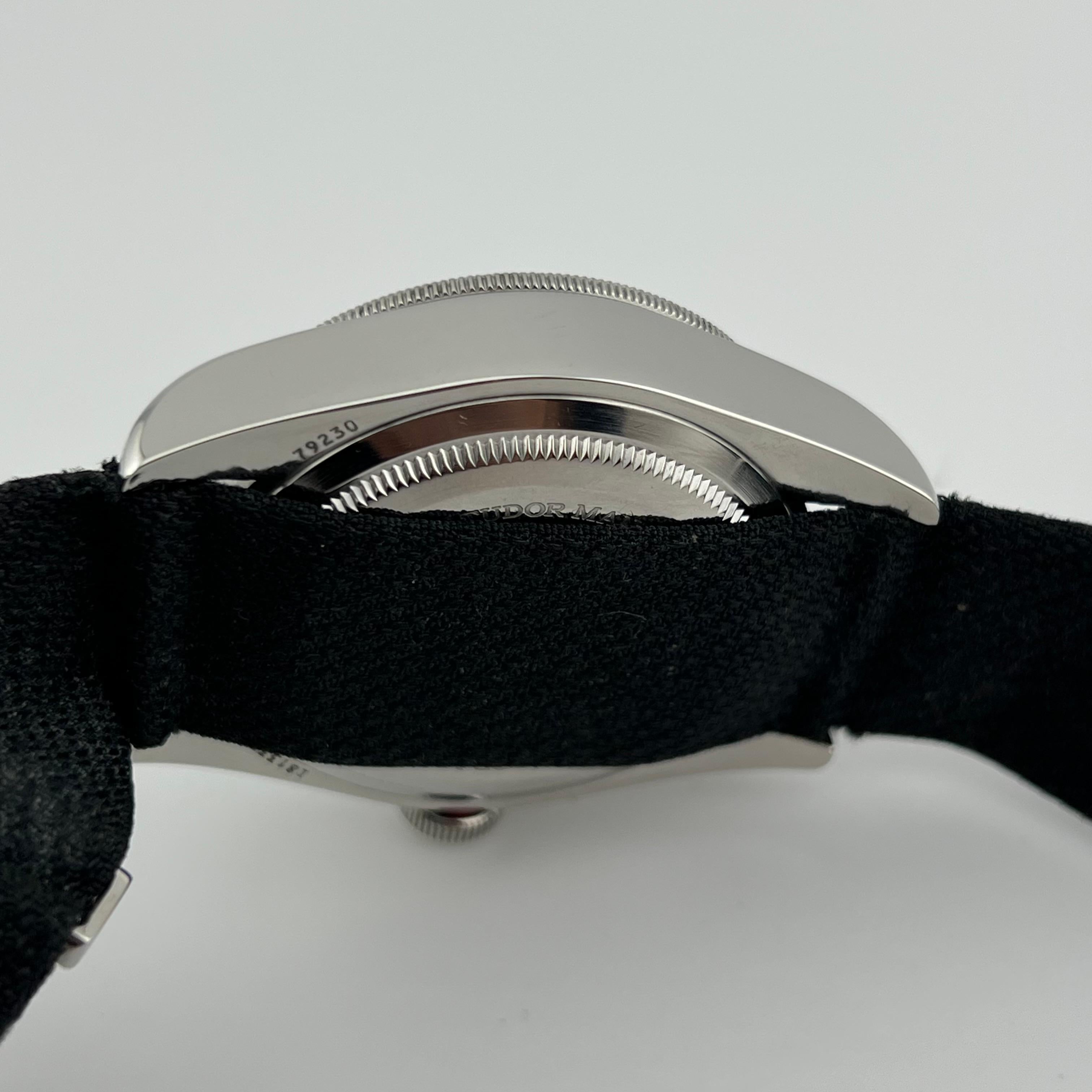 Tudor Heritage Black Bay 79230R 41mm rote Lünette Edelstahl Box 3