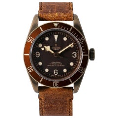 Tudor Heritage Black Bay 79250BM Men’s Auto Brown Dial Bronze Watch with B&P