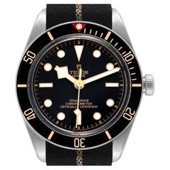 Tudor Heritage Black Bay Black Dial Steel Mens Watch 79030 Box Card