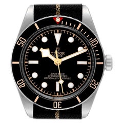Tudor Heritage Black Bay Black Dial Steel Mens Watch 79030 Unworn Box Card