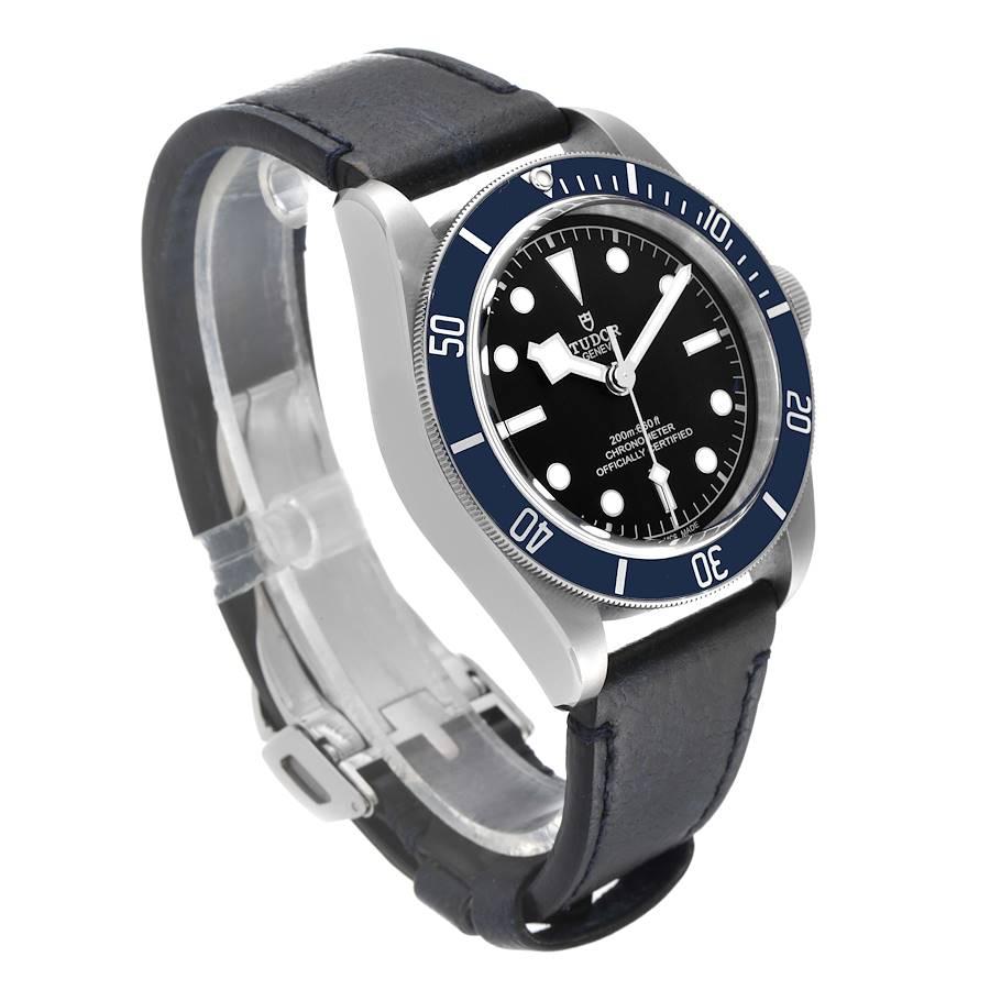 Tudor Heritage Black Bay Blue Bezel en acier pour hommes 79230B Excellent état - En vente à Atlanta, GA